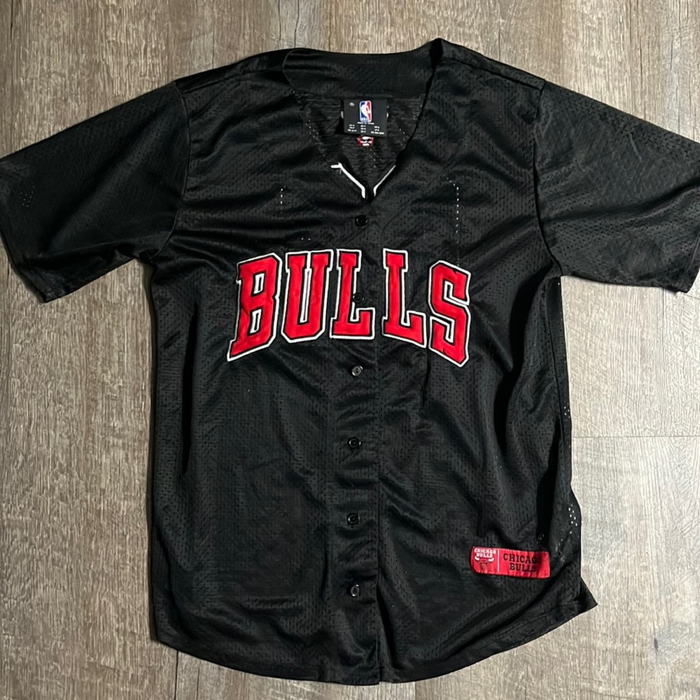 Vintage Chicago Bulls Baseball Jersey